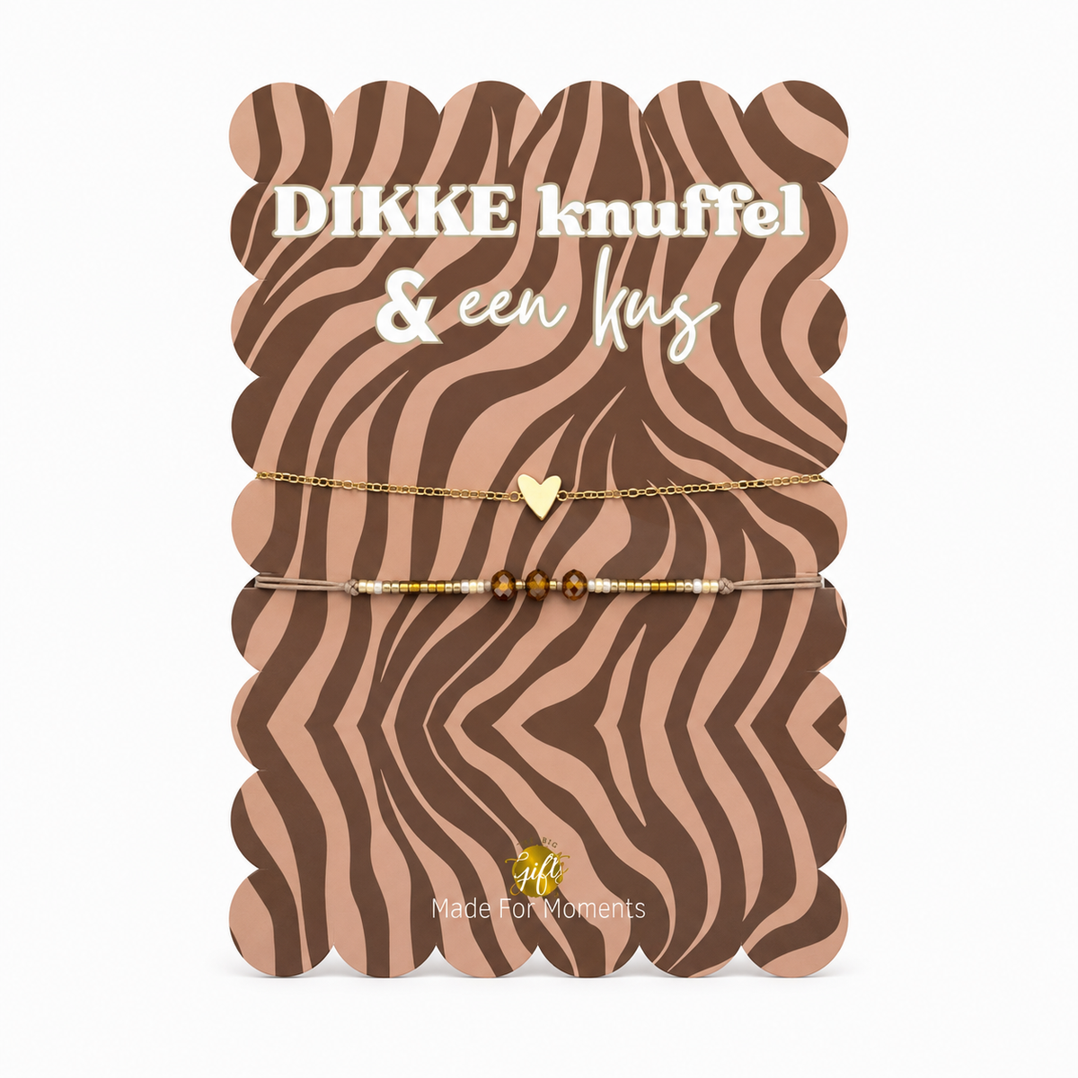 Armband set – Dikke Knuffel & Een Kus