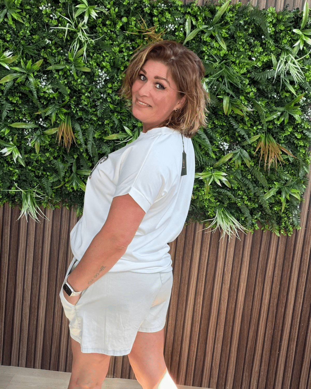 Short Light Beige met Hoge Taille & Veterceintuur - Velvory Fashion & Living