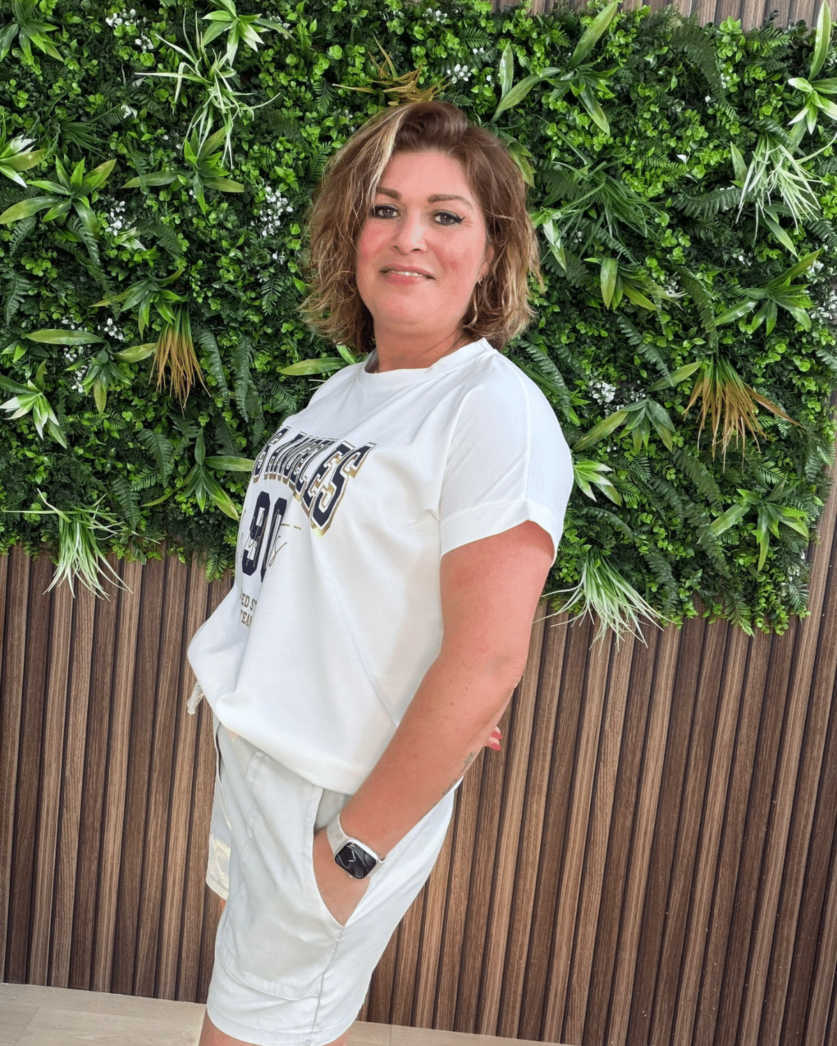 Short Light Beige met Hoge Taille & Veterceintuur - Velvory Fashion & Living