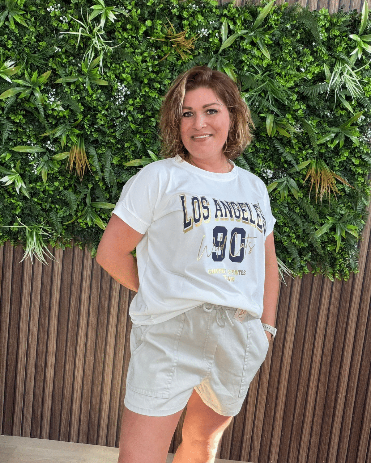 Short Light Beige met Hoge Taille & Veterceintuur - Velvory Fashion & Living