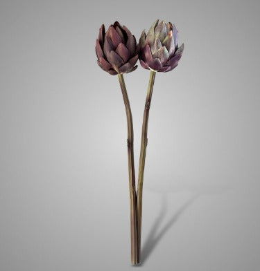 Cynara kunsttakken Autumn, 48 cm – assorti-artikel, per stuk één tak