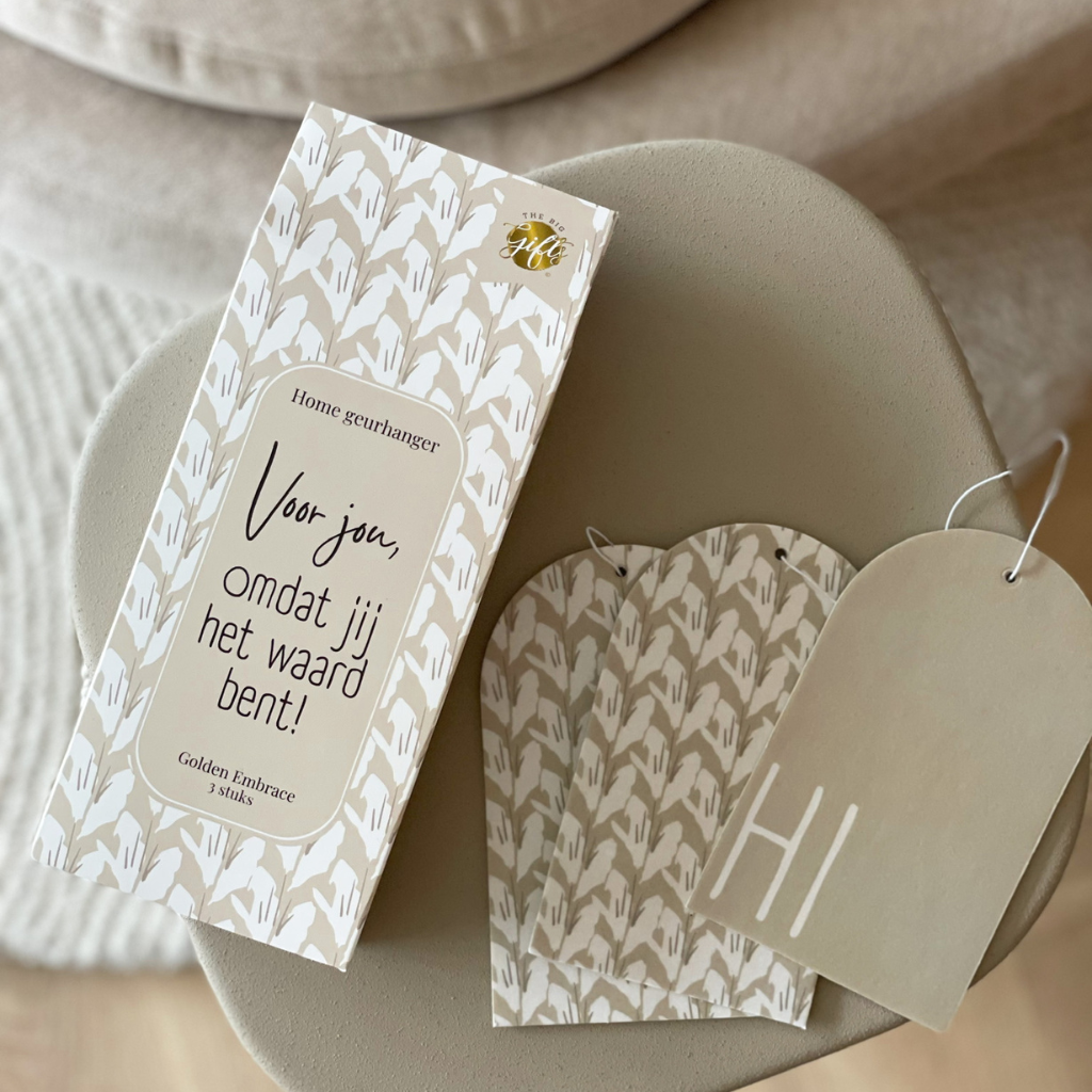 Home Geurhanger – Voor Jou | Golden Embrace – Set van 3 — afbeelding 2
