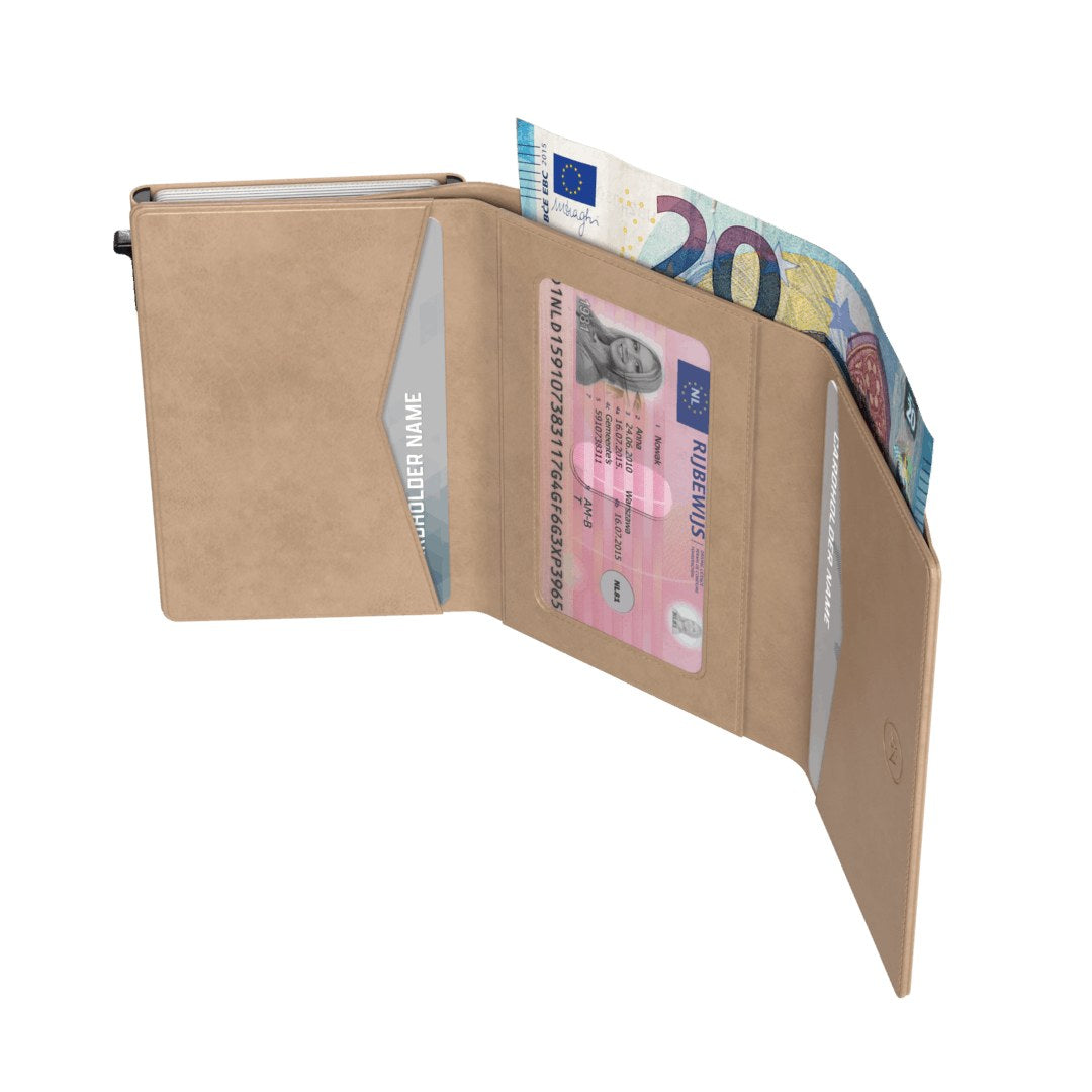Prowallet portemonnee Classic in beige – productfoto 2