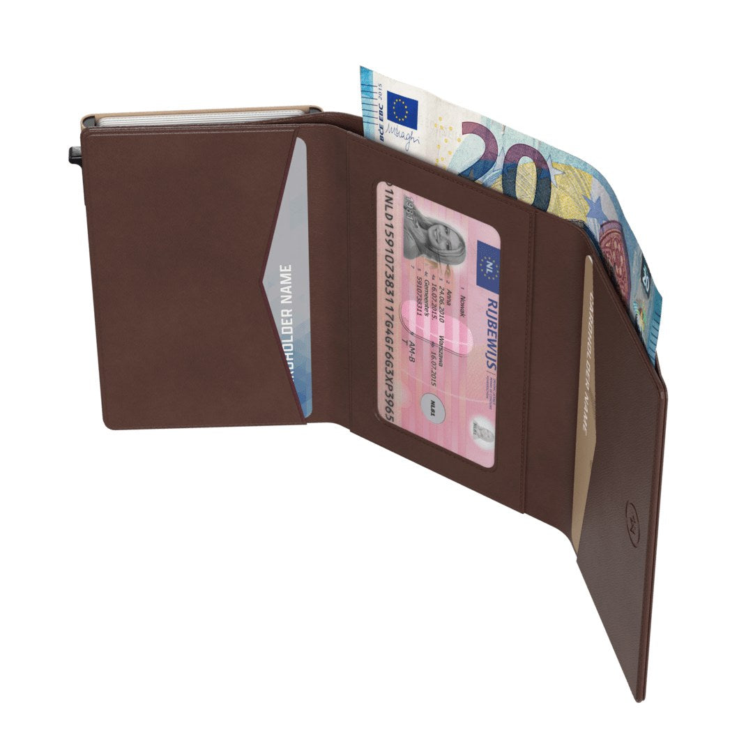 Prowallet portemonnee Classic in koffie – productfoto 2