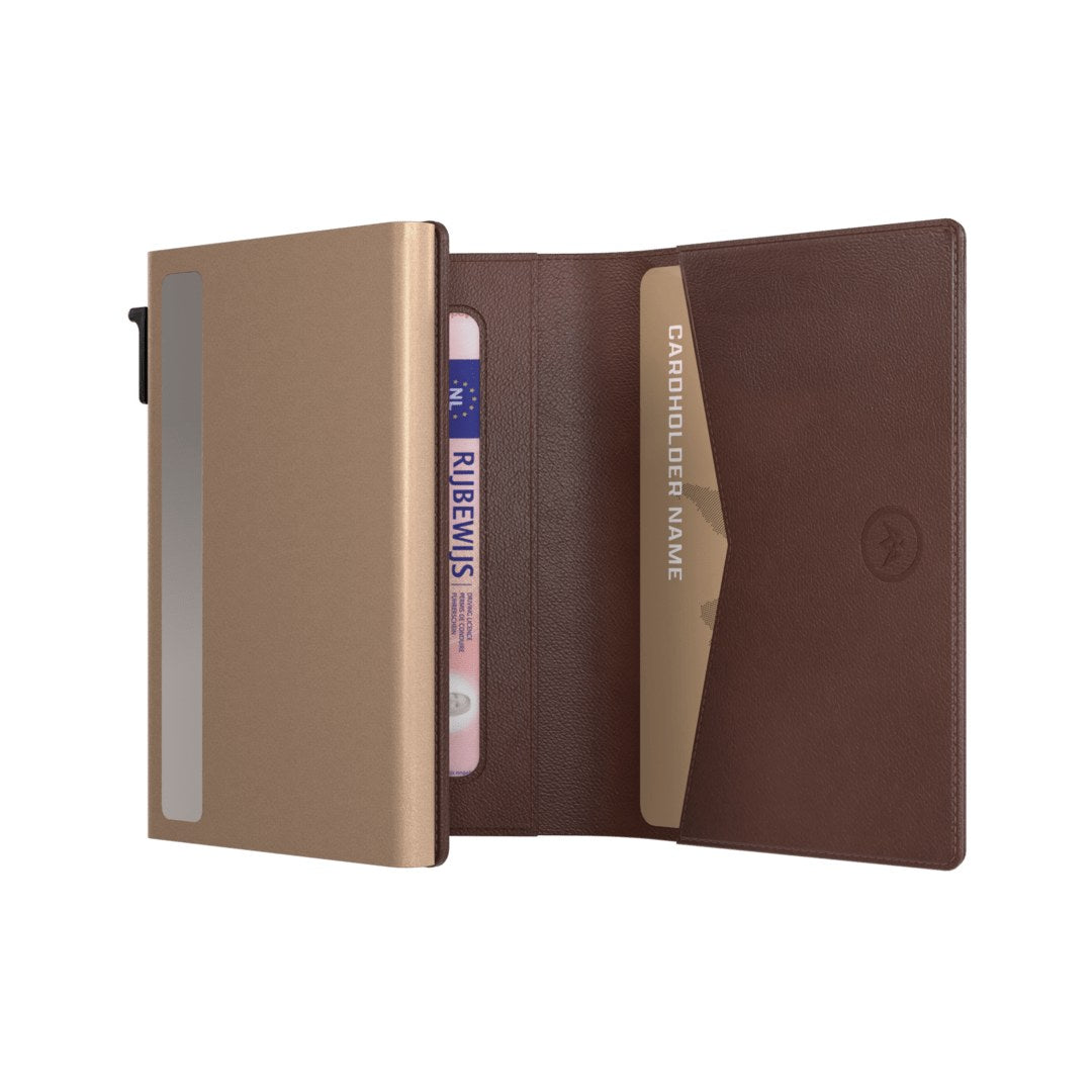 Prowallet portemonnee Classic in koffie – productfoto 3