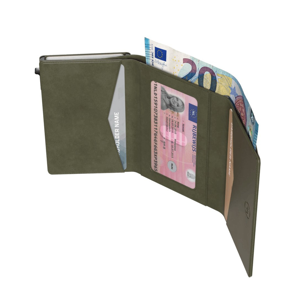 Prowallet portemonnee Classic in olijfgroen – productfoto 2
