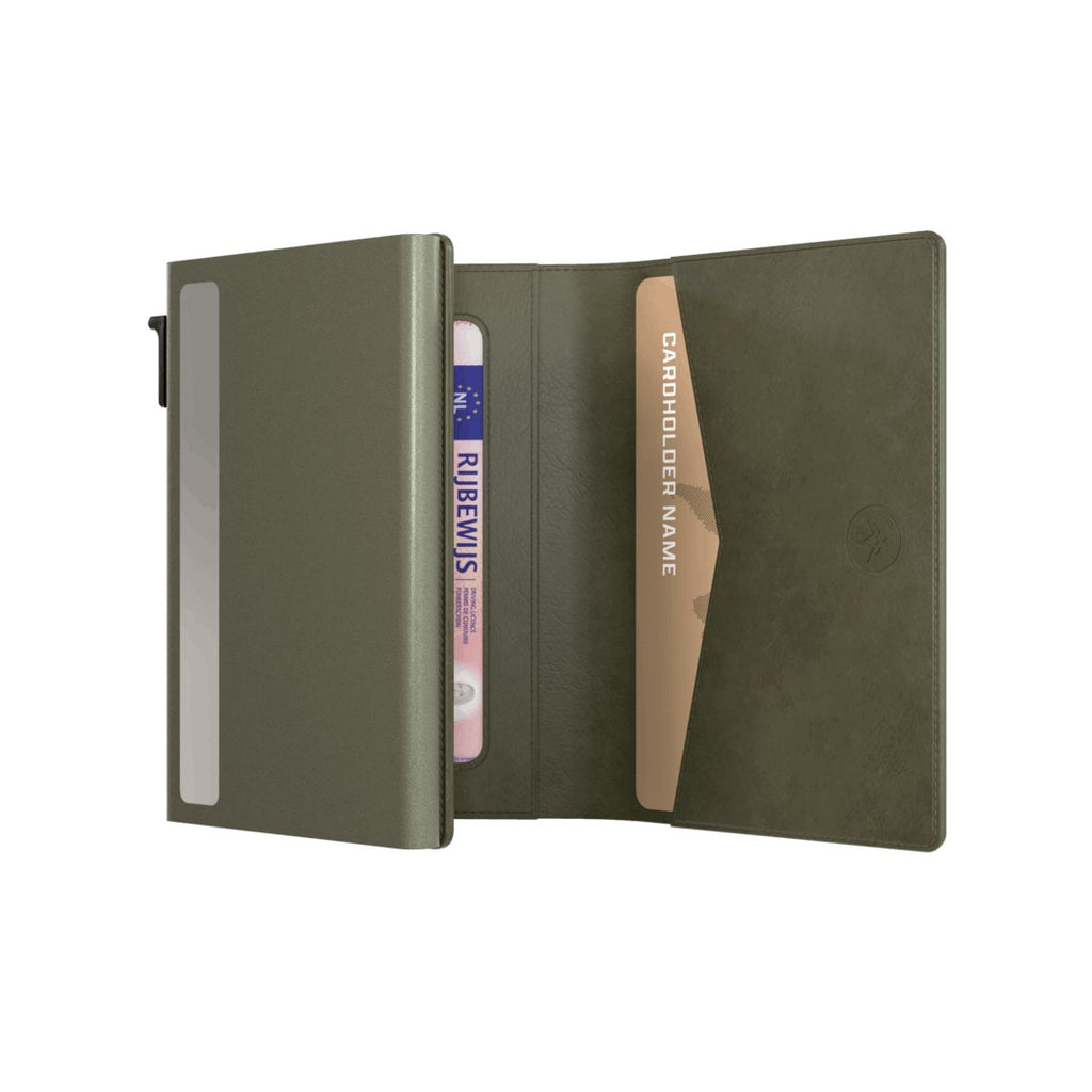 Prowallet portemonnee Classic in olijfgroen – productfoto 3