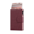 Prowallet dames portemonnee Plus Croco in bordeaux