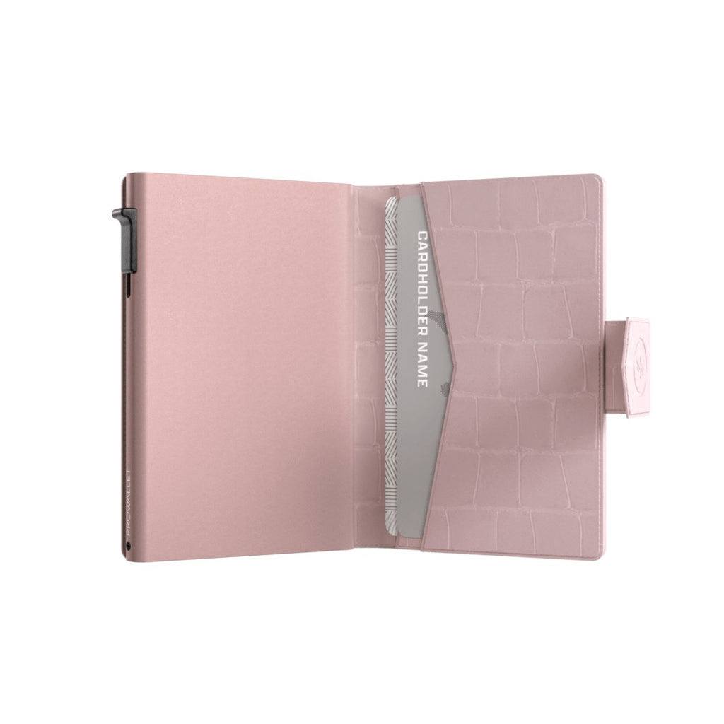 Prowallet dames portemonnee Plus Croco in zachtroze – productfoto 2