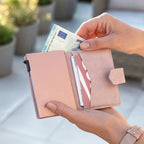 Prowallet dames portemonnee Plus Croco in zachtroze – sfeerfoto