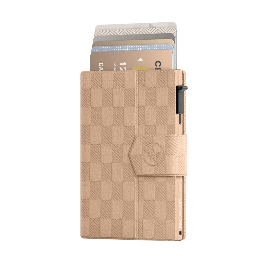 Prowallet dames portemonnee Plus Panel in cappuccino