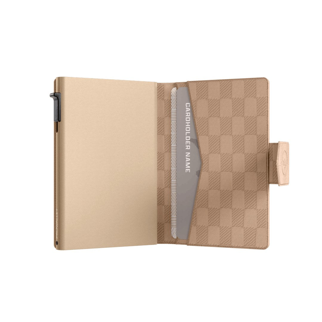 Prowallet dames portemonnee Plus Panel in cappuccino – productfoto 2