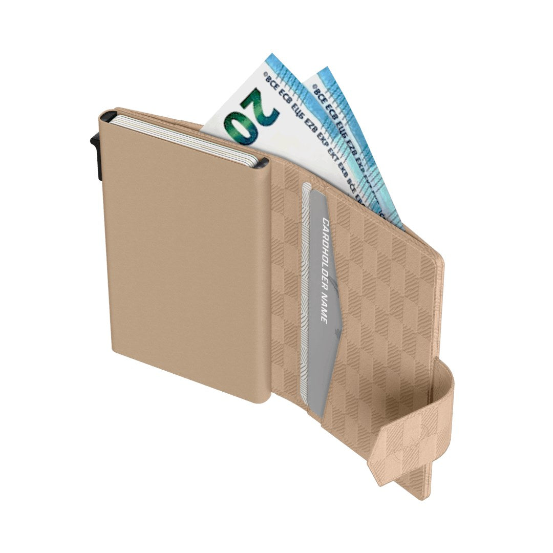 Prowallet dames portemonnee Plus Panel in cappuccino – productfoto 3