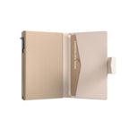 Prowallet dames portemonnee Plus Pebble in ecru – productfoto 2