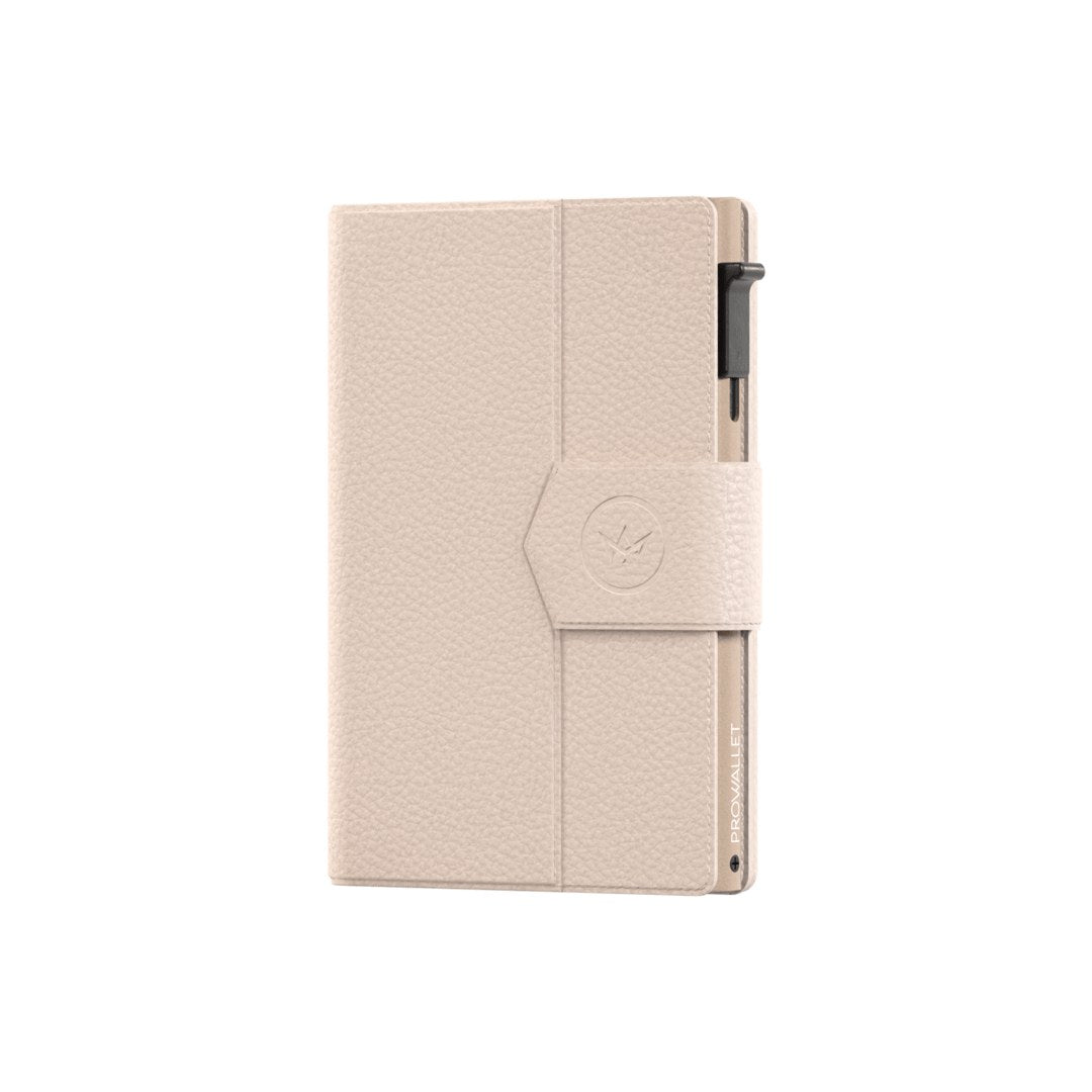 Prowallet dames portemonnee Plus Pebble in ecru – productfoto 6