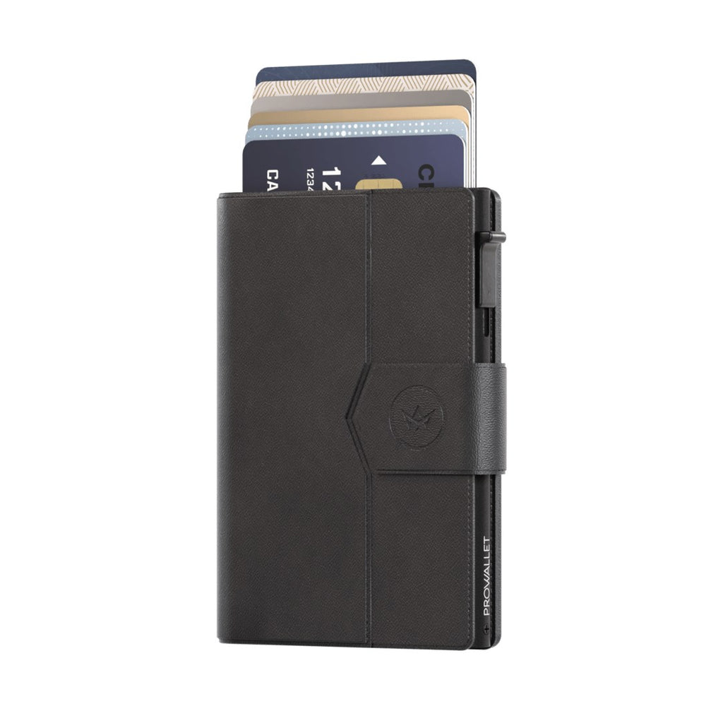Prowallet portemonnee Plus in zwart
