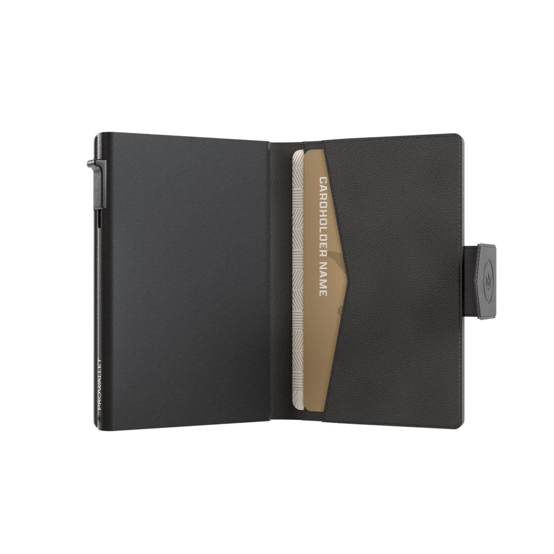 Prowallet portemonnee Plus in zwart – productfoto 3