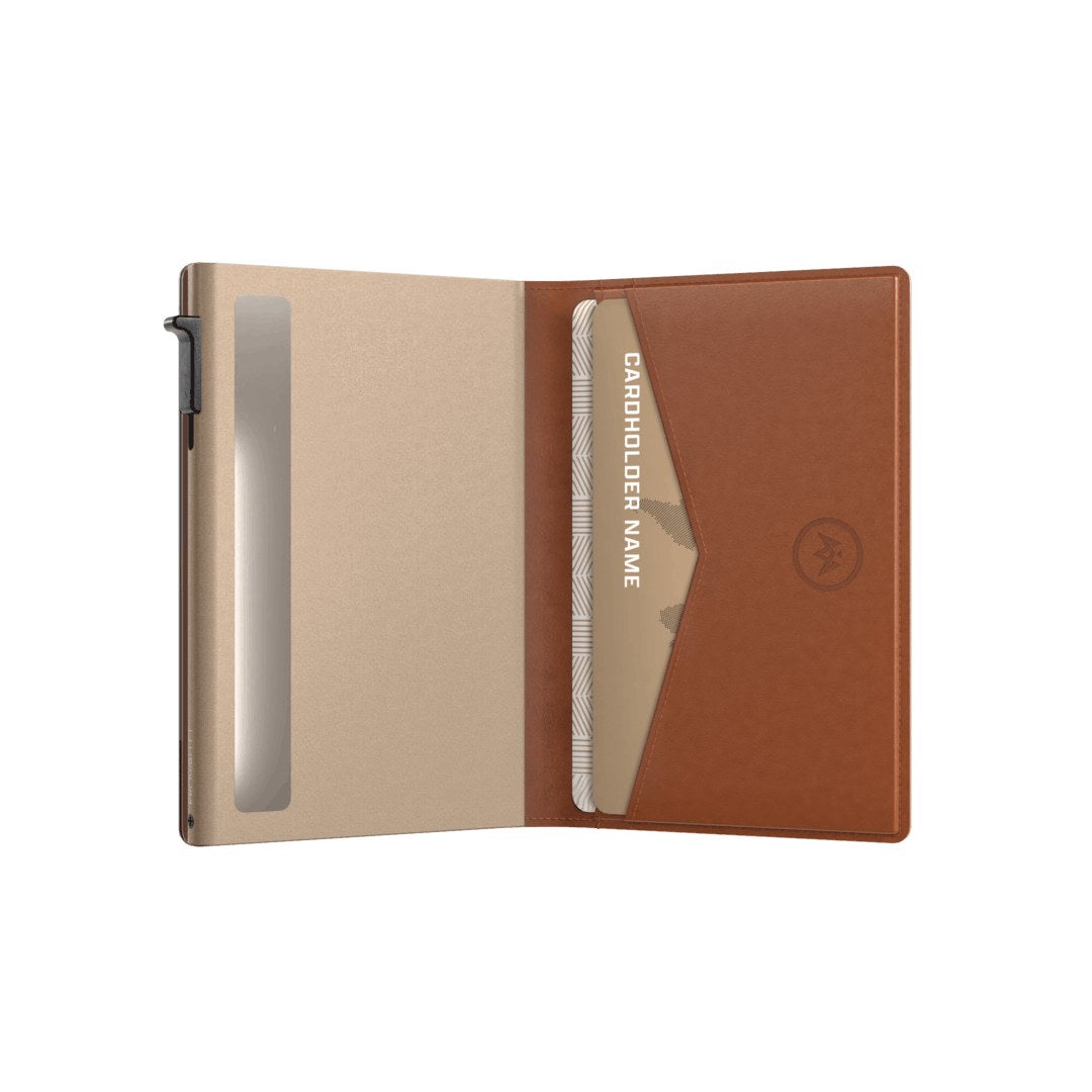 Prowallet portemonnee Slim in cognac – productfoto 2