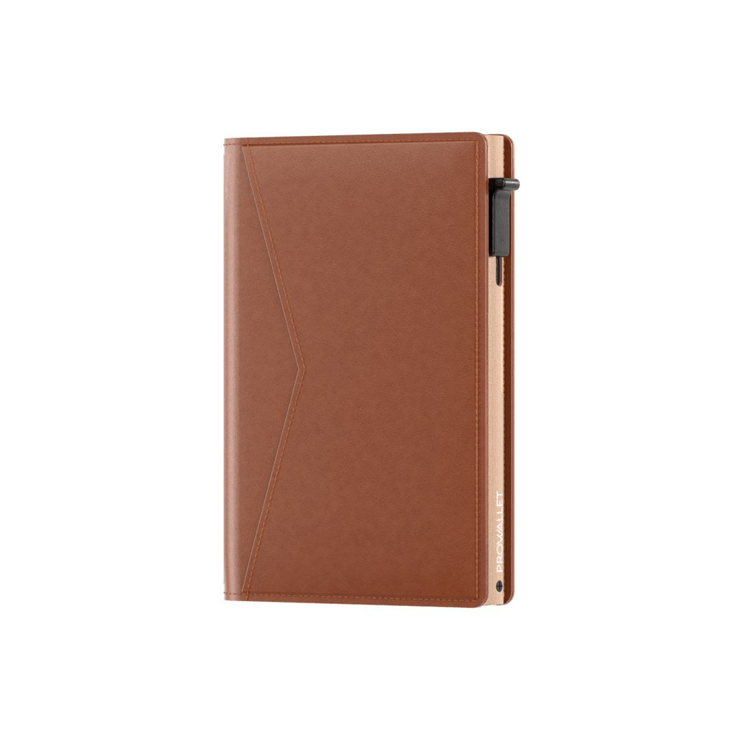 Prowallet portemonnee Slim in cognac – productfoto 5