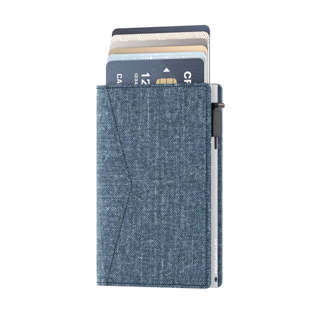 Prowallet portemonnee Slim in denim