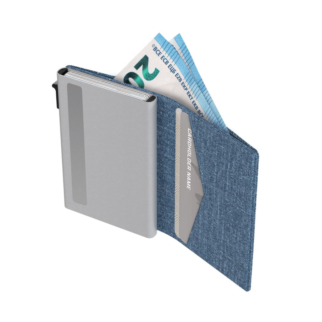 Prowallet portemonnee Slim in denim – productfoto 3