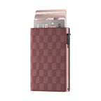 Prowallet dames portemonnee Slim Panel in aubergine
