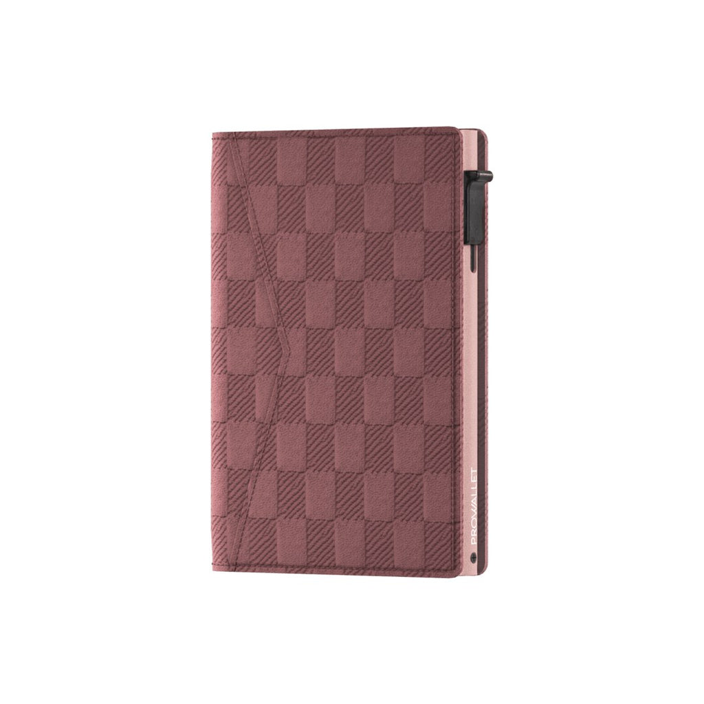 Prowallet dames portemonnee Slim Panel in aubergine – productfoto 5