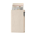 Prowallet portemonnee Slim Ripple in ecru