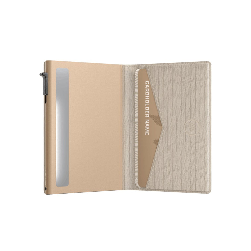 Prowallet portemonnee Slim Ripple in ecru – productfoto 2