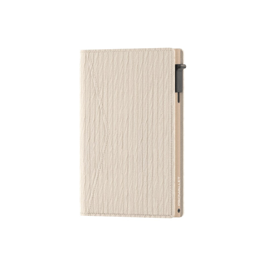 Prowallet portemonnee Slim Ripple in ecru – productfoto 5