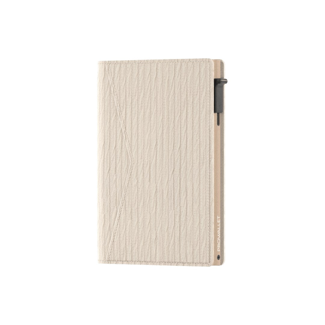 Prowallet portemonnee Slim Ripple in ecru – productfoto 5