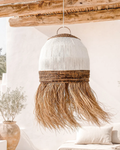 Fringe Pendant Lamp Natural - Velvory Fashion & Living