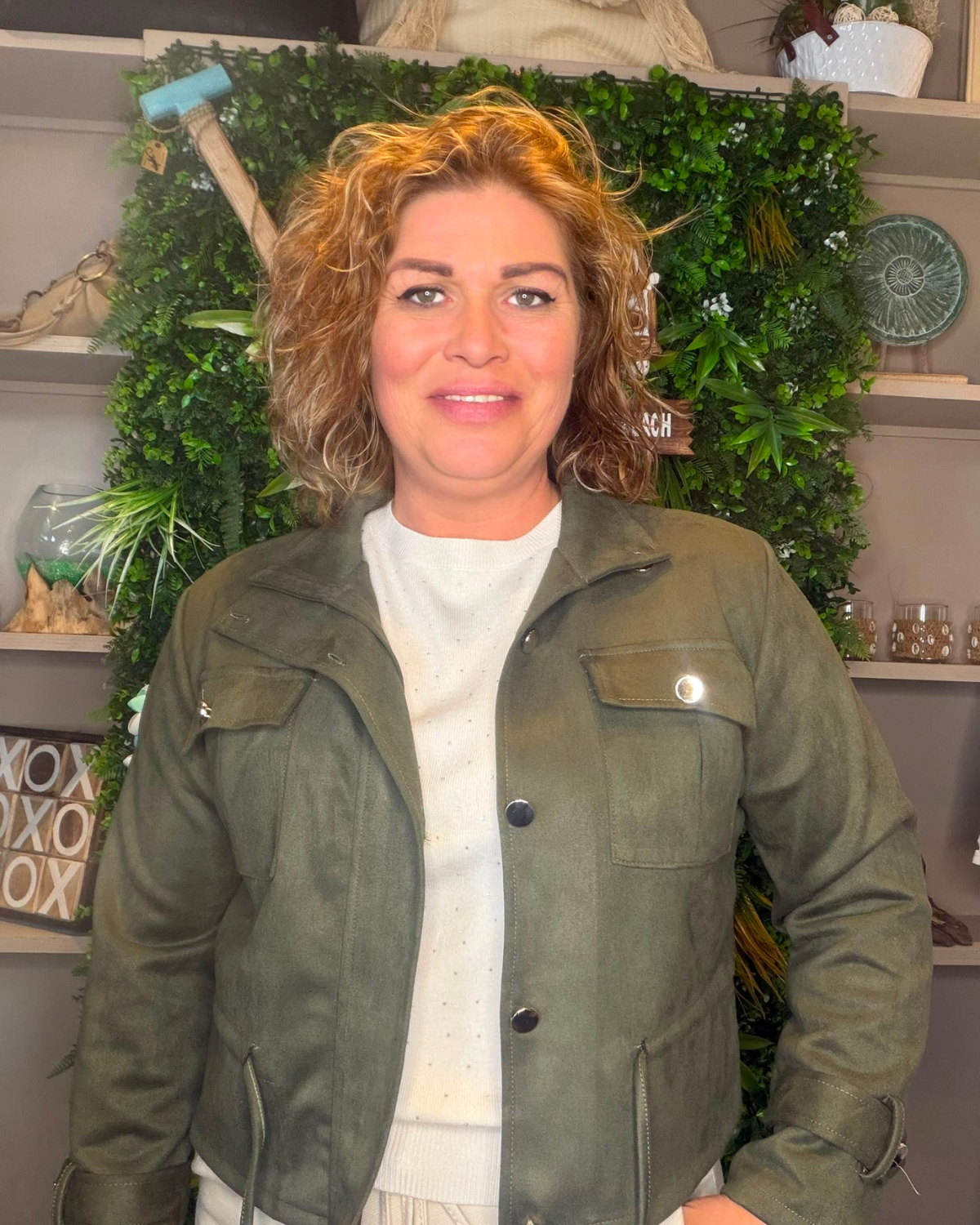 Velours Jasje Army Green - Velvory Fashion & Living