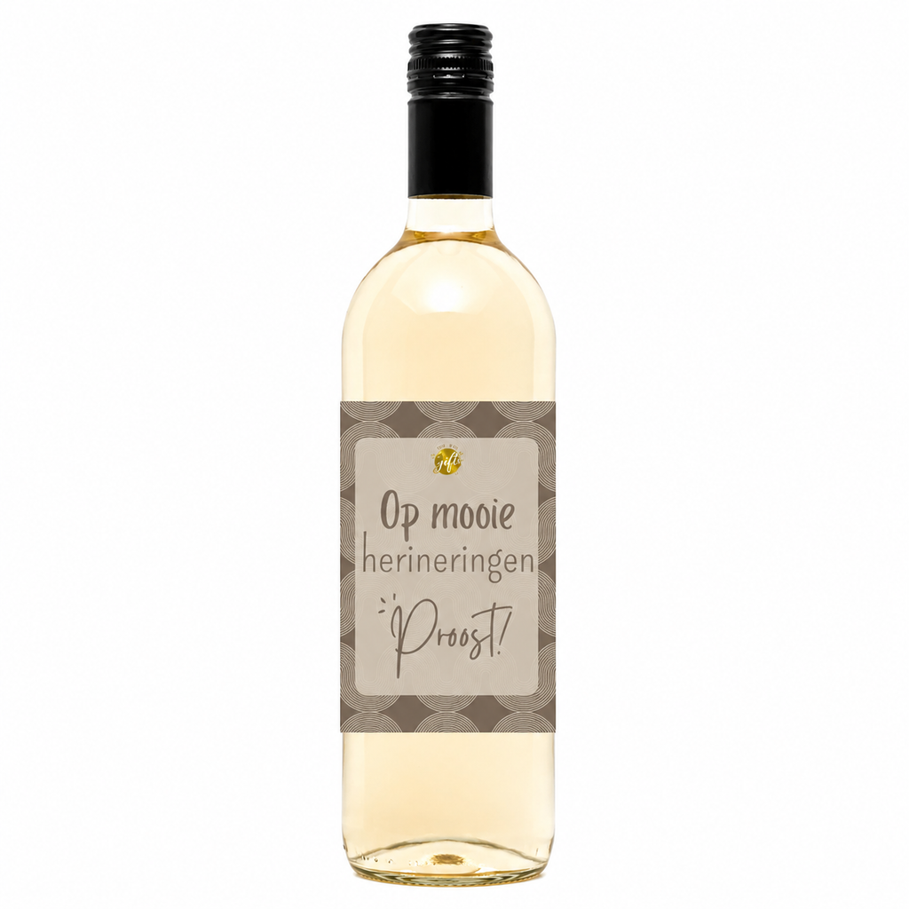 Wijnfles Wit – Herinneringen